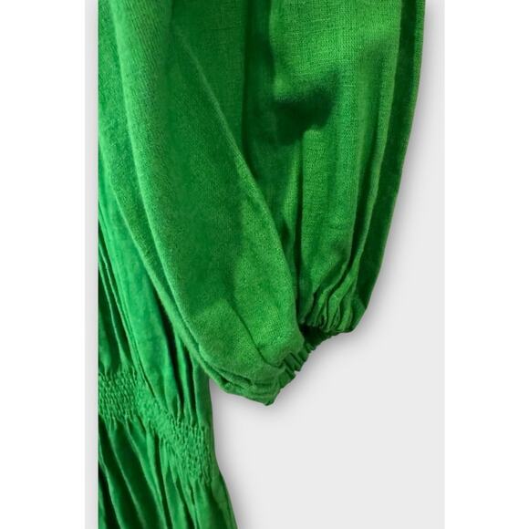 Oríré Gale Smocked Long Sleeve Tiered Maxi Dress Size US/4 - Picture 8 of 14